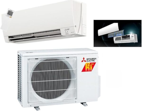 三菱冷暖空调Mitsubishi 12,000 BTU Ductless Split System AC SEER 26.1 Cool & Hyper Heat Most Energy Efficient System