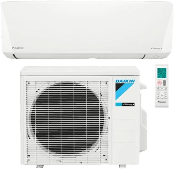 大金一拖四空调Daikin 36,000 BTU (12K + 12K + 12K + 12K) 20 SEER2 4-Zone Mini Split Wi-Fi Enabled Air Conditioner Heat Pump R-32 System with Maxwell 15 ft. Installation Kits and Wall Mounting Bracket