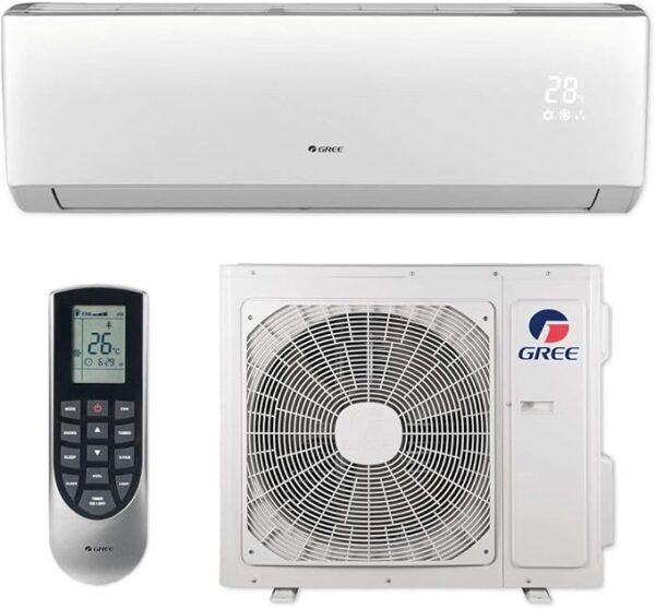 格力24000 btu 空调Gree 24,000 BTU 16 SEER LIVO+ Wall Mount Ductless Mini Split Air Conditioner Heat Pump 208/230V