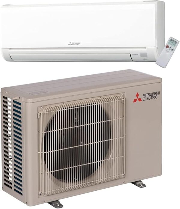 三菱单冷空调Mitsubishi COOL ONLY 12,000 BTU 1 TON Ductless Split System AC SEER 23.1 Mini Split AC